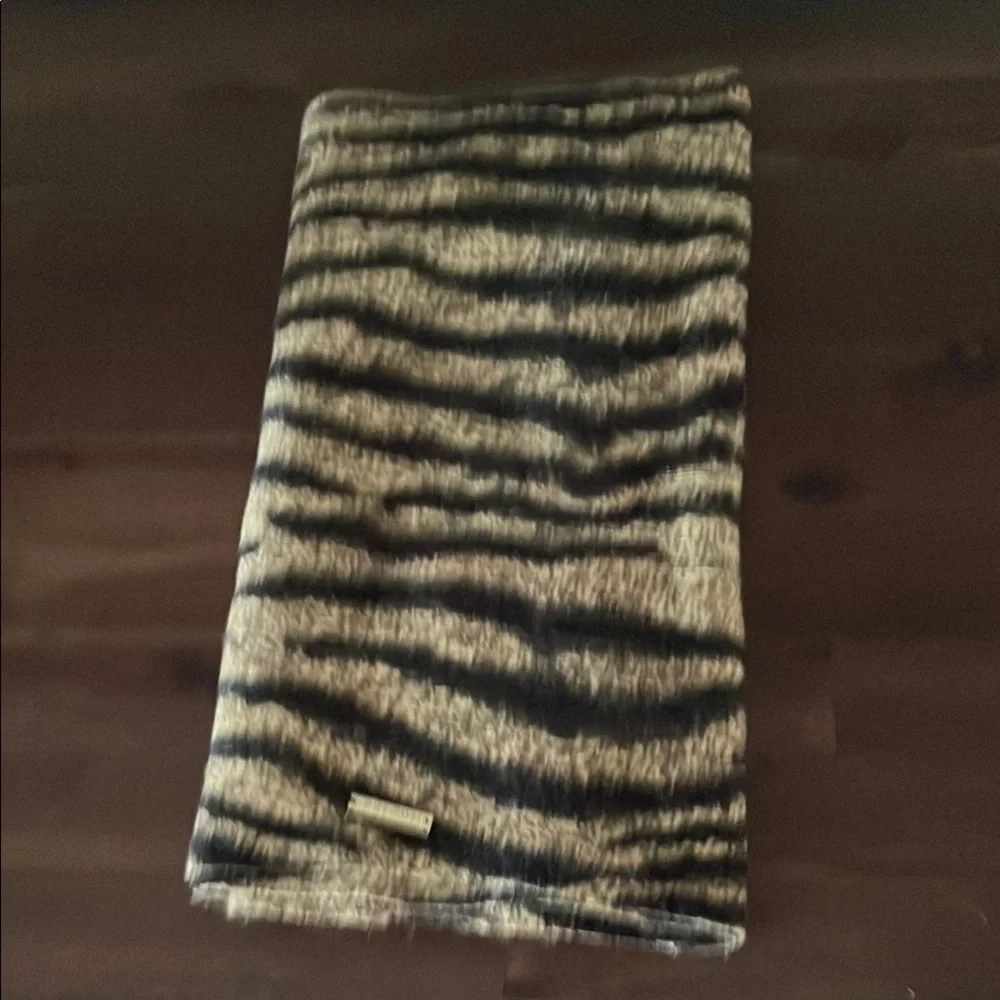 Michael Kors Scarf -Gold Accent Animal Print